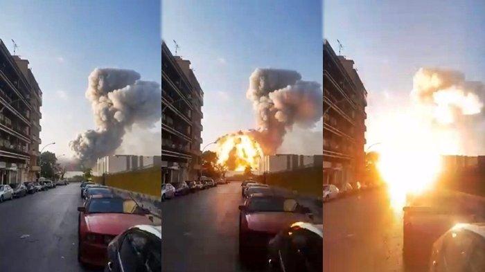 Dua Mobil TNI Terkena Ledakan Dahsyat di Beirut Lebanon, Lokasi Ledakan 7 Kilometer dari KBRI