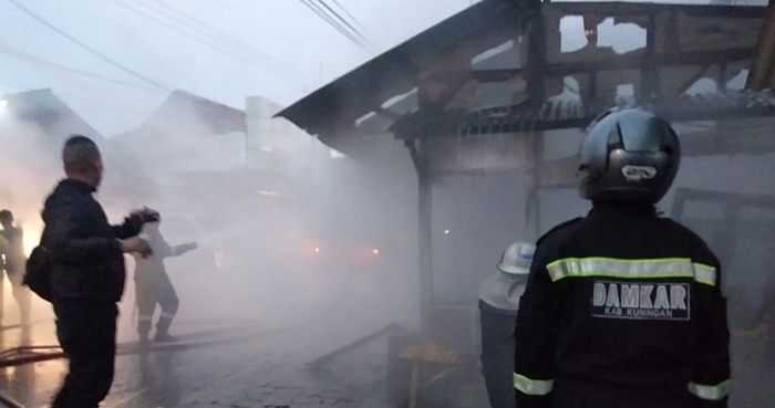 Terdengar Dentuman Keras di Lokasi Lapak Tahu Goreng Terbakar, Ternyata 7 Gas Melon Ikut Meledak