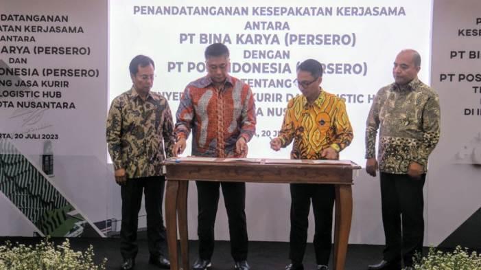 Sinergi Pos Indonesia dan Bina Karya Turut Membangun Ibu Kota Nusantara