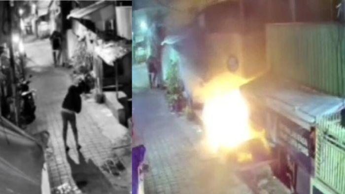 Pria di Makassar Bakar Rumah Mertua, Pelaku Disebut Kabur Usai Viral, Baru Keluar dari Penjara