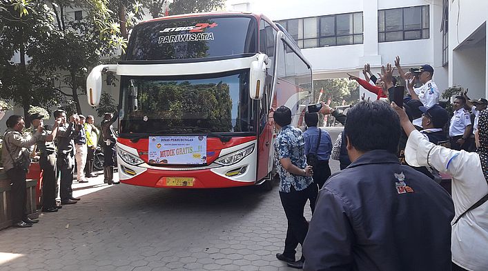 Begini Tanggapan Pemudik yang Mengikuti Program Mudik Gratis Pemkot Cimahi