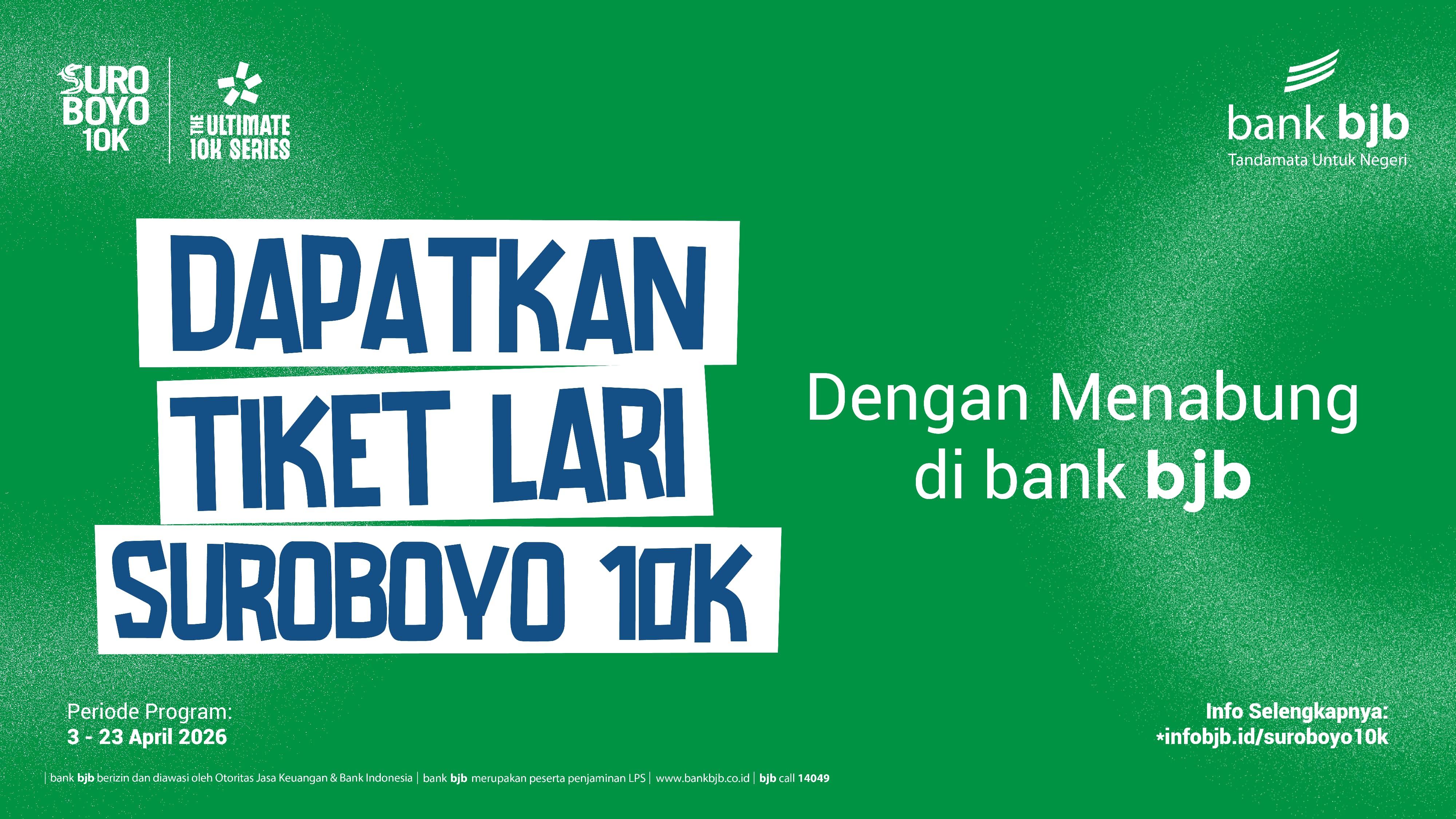 Lari Seru Jadi Lebih Mudah, bank bjb Hadirkan Akses Eksklusif ke Suroboyo 10K