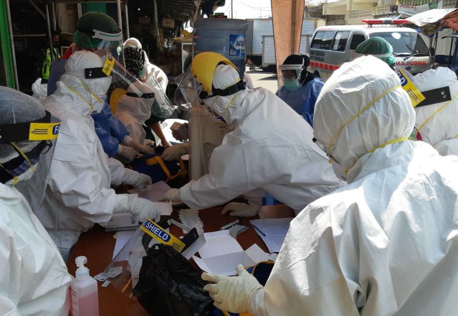 Hasil Rapid Test di Pasar Pancasila dan Pasar Induk Cikurubuk, Ada Satu Reaktif Kemudian Tes Swab