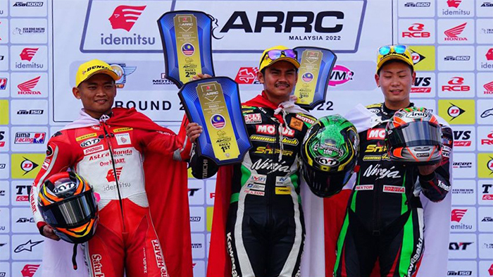 Tampil Impresif, Pebalap Astra Honda Jaga Tren Berkibarnya Merah Putih di ARRC Sepang