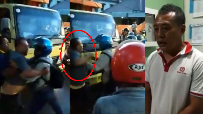 Sopir Truk Ngamuk Usai Serempet Anggota TNI dan Istrinya yang Hamil, Videonya Viral di Media Sosial