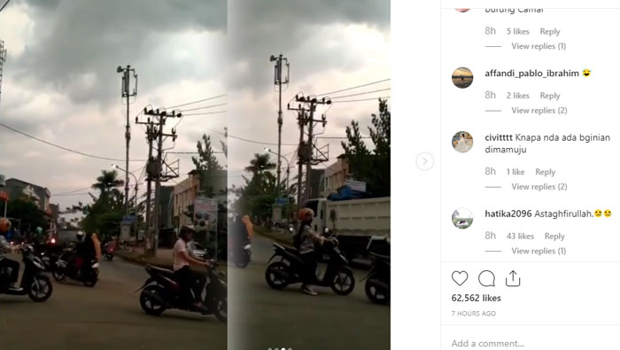 Video Viral, Sore Hari Suara Aneh Terdengar dari Langit Makassar, Warga Heboh Diduga Suara Pemangsa