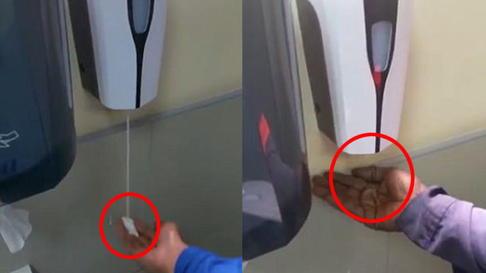 Perhatikan Cara Kerja Tempat Sabun yang Dianggap Rasis Ini. Benarkah Benda Itu Sengaja Dibuat Rasis?