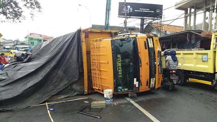 Wasrip Tewas di Lokasi Kejadian, Truk yang Dikemudikannya Menghajar Truk Tangki