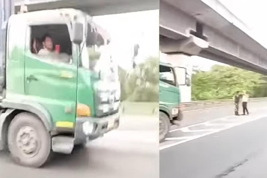 8 Truk Kontainer Dikawal Oknum TNI Nekat Terobos Tol Saat Arus Mudik, Sopir Sempat Lawan Polisi