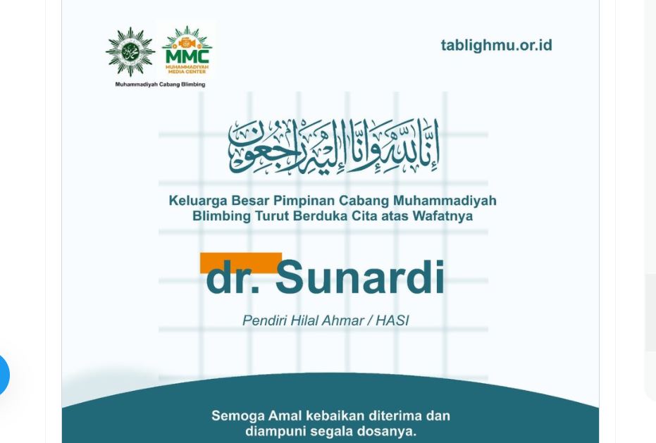 Muhammadiyah Sebut Dokter Sunardi Relawan Kemanusiaan, Kehilangan Setelah Ditembak Mati Densus 88