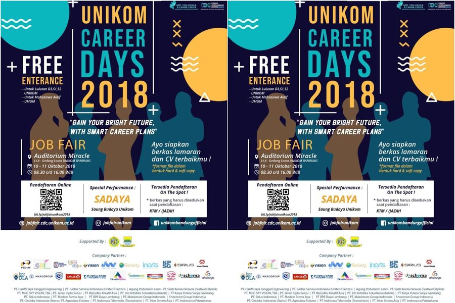 Butuh Informasi Lowongan Kerja? Yuk, Datang ke Unikom Career Days 2018