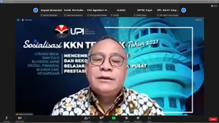UPI Selenggarakan KKN Tematik Dalam Mendukung Merdeka Belajar Kampus Merdeka Kemendikbudristek