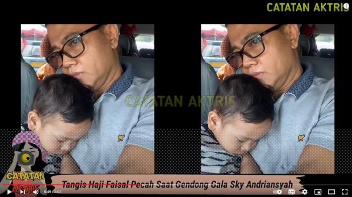 Video H Faisal Nangis Gendong Gala Sky Anak Vanessa Angel & Bibi Viral, Ternyata Ini Penyebabnya