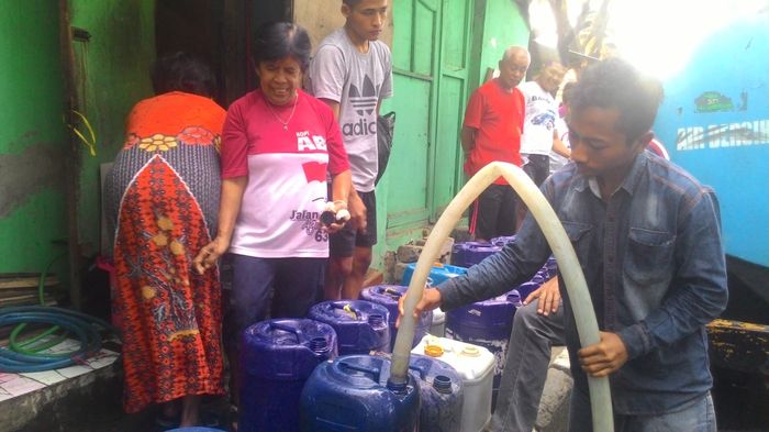 Bantuan Air Bersih di Baros Cimahi Bisa Dipakai Masak