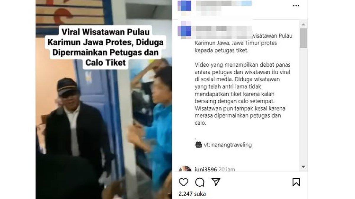 Kronologi Kisruh Wisatawan Ngamuk Kehabisan Tiket ke Karimunjawa Diduga Karena Calo, ASDP Buka Suara