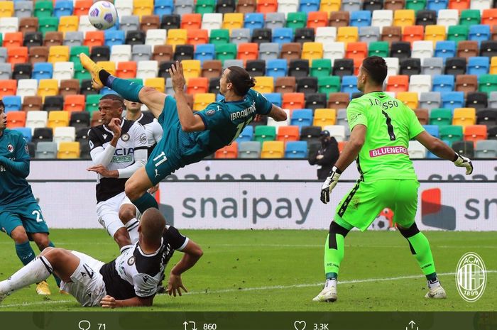 Masih Tajam di AC Milan, Sudah Cetak 7 Gol, Zlatan Ibrahimovic Merasa Masih Muda