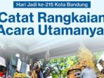 Jadwal Rangkaian Acara HUT ke-215 Kota Bandung, Termasuk Pawai Kendaraan Hias pada 25 Oktober 2025