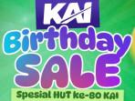Daftar 3 Promo HUT ke-80 KAI, Ada Tiket Seharga Rp80 Ribu hingga Diskon 30 Persen, Lengkap Syaratnya