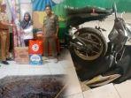 Lantai Keramik PAUD di Sukabumi Ambles, Dua Motor Ikut Terperosok