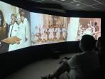 Menonton Tayangan Pendek Konferensi Asia Afrika versi Artificial Intelligence di Lembang