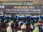 Wisuda ke-IX Politeknik Negeri Subang: Komitmen Cetak Tenaga Terampil Siap Bersaing di Dunia Kerja