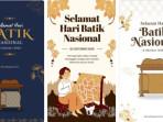 30 Poster Hari Batik Nasional 2025 Gratis dan Menarik, Download untuk Ucapan di Medsos