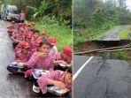 Viral Siswa SD di Sukabumi Santap Makan Bergizi Gratis di Badan Jalan, Ini Faktanya