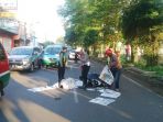 Pengendara Mio Tersenggol Angkot, Jatuh, Lalu Terlindas Bus Trans Metro Bandung