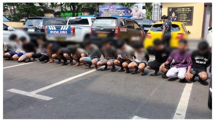 Operasi Kejahatan Jalanan Tangkap 15 Pemuda di Cilincing, Ada Geng Motor Pembacok Orang sampai Tewas
