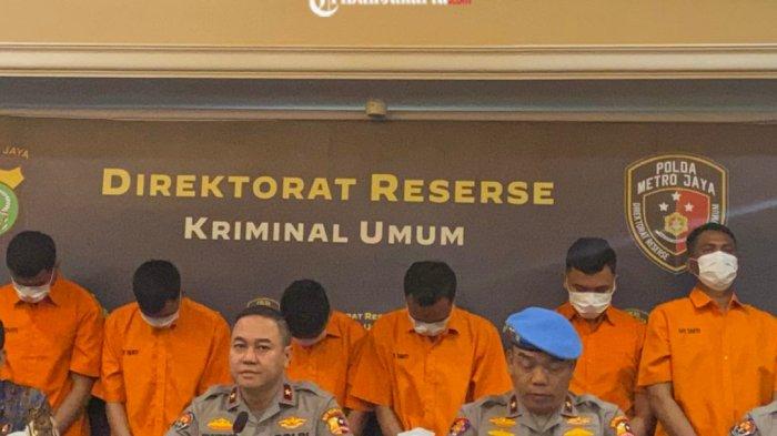 DIDUGA PELAKU PENGEROYOKAN - Enam aktor diduga pelaku pengeroyokan mata elang berstatus anggota Polri. Identitasnya berinisial JLA, RGW, IAB, IAM, BN, dan AN.