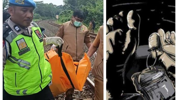 EVAKUASI PETUGAS  - Suasana anggota kepolisian bersama petugas pemerintahan setempat melakukan evakuasi kecelakaan kereta di Dukuh Grugak, Desa Juragan, Kecamatan Kandeman, Kabupaten Batang, Jawa Tengah, Selasa (3/3/2026) pagi. (Dok Polsek Tulis).