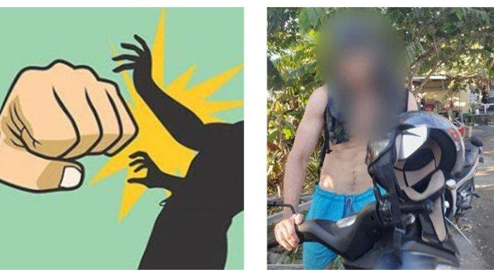 Ditegur Parkir Motor Sembarangan, Bule di Bali Layangkan Bogem ke Pemilik Warung Sampai Terluka