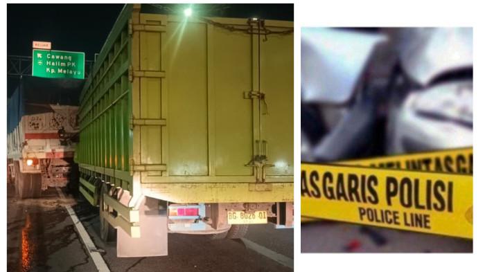 KECELAKAAN HARI INI - Peristiwa kecelakaan hari ini di Tol Dalam Kota, tabrakan truk dengan truk pada Jumat (15/5/2026) pagi.