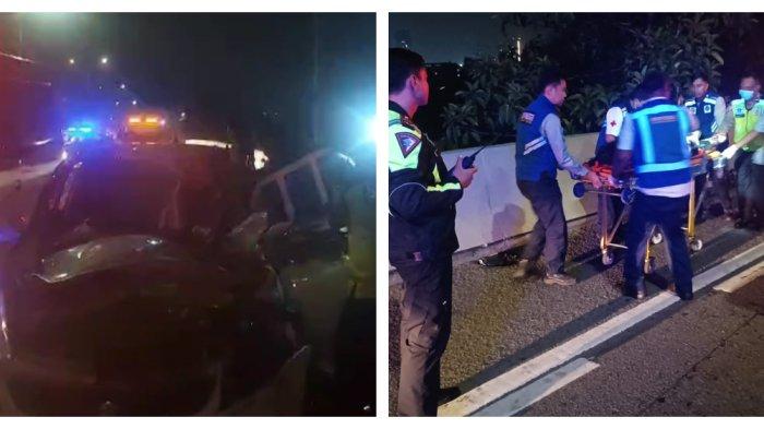 Kecelakaan Hari Ini di Tol JORR: Swift Tabrak Truk, 1 Penumpang Terjepit hingga Luka Parah di Kepala