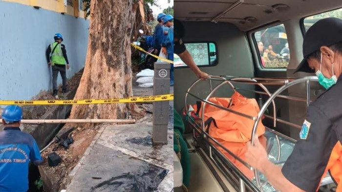 Potongan Kerangka Manusia Terbungkus Baju Ditemukan di Saluran Air Duren Sawit