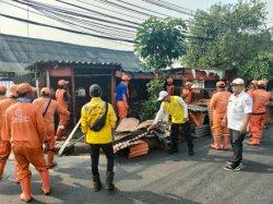 Diduga Jadi Tempat Usaha Miras, 12 Bangunan Liar di Rawa Terate Dibongkar Petugas Gabungan