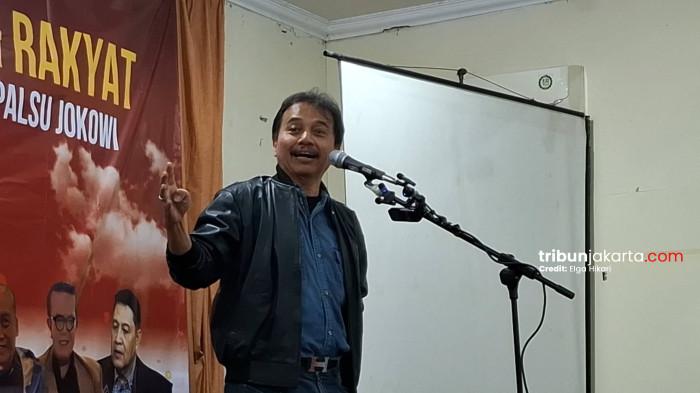 SIAP DIPERIKSA - Pakar telematika Roy Suryo bicara kesiapannya menjelang pemeriksaan perdana sebagai tersangka kasus ijazah Jokowi.