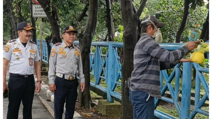 TERMINAL KAMPUNG RAMBUTAN - Penataan yang dilakukan Terminal Kampung Rambutan menjelang arus mudik Idulfitri 1447 Hijriah di Ciracas, Jakarta Timur, Minggu (8/3/2026). TRIBUNJAKARTA.COM/BIMA PUTRA