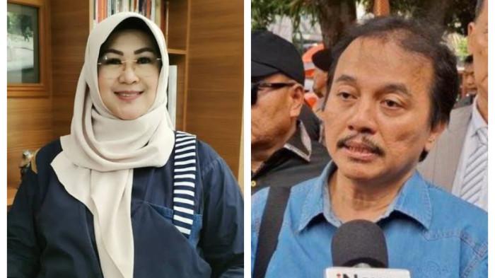 TIGA PERNYATAAN TIFA - dokter Tifa menyampaikan tiga pernyataan setelah ditetapkan menjadi tersangka kasus ijazah Jokowi pada Jumat (7/11/2025). Roy Suryo tampak tenang dan tersenyum menghadapi status hukumnya tersebut.