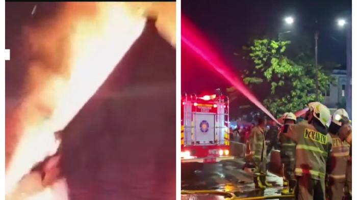 Kebakaran Melalap Warung Makan di Taman Sari Jakarta Barat: Karyawan Berhamburan Keluar