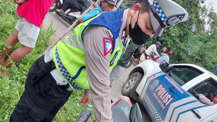Hendak Menyalip, Pengendara Motor Tewas Tersangkut Tali Pengikat Muatan Truk di Tigaraksa