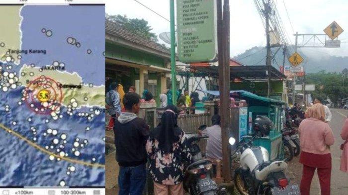 Pagi Ini Gempa M 5,8 Guncang Sukabumi, Warga Berhamburan Tinggalkan di Puskesmas