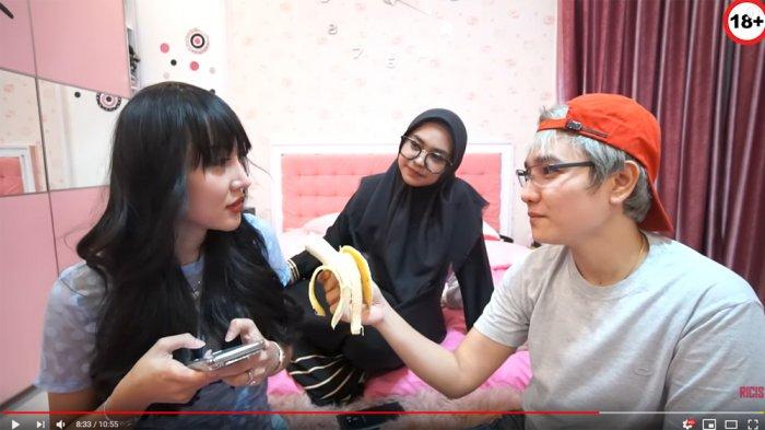 Lucinta Luna dan Abash Saling Menyuapi Pisang, Begini Reaksi Ria Ricis