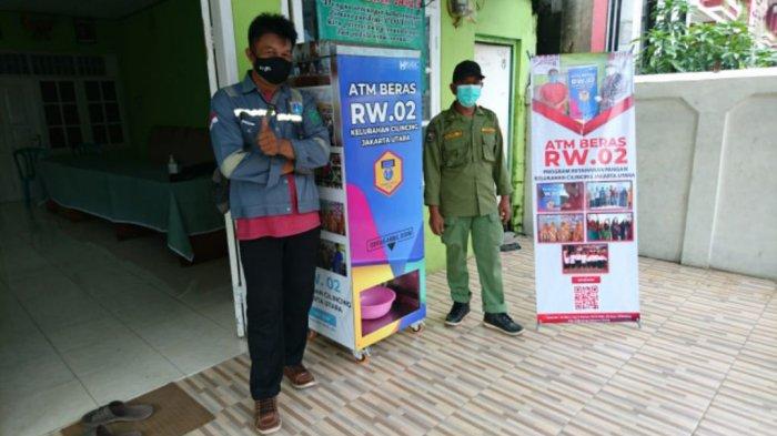 Bantu Warga Terdampak Pandemi, Kelurahan Cilincing Hadirkan ATM Beras
