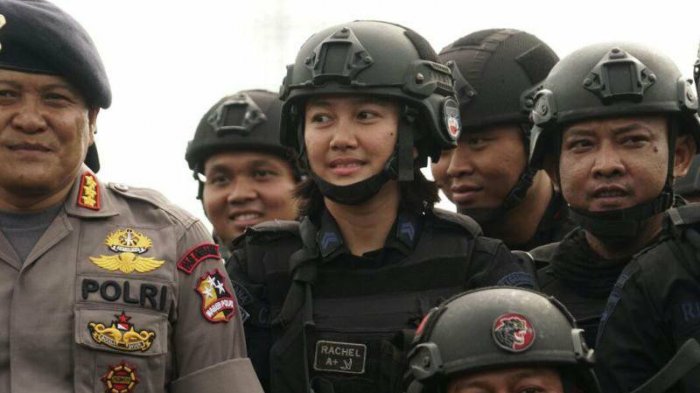 Ikut Sergap Teroris di Mako Brimob, Inilah Sosok Briptu Rachel, Foto-fotonya Bikin Terpesona