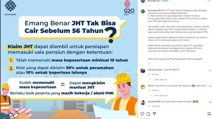 Sebagian Dana JHT Bisa Dicairkan Sebelum Usia 56 Tahun, Simak Syarat dan Cara Klaimnya
