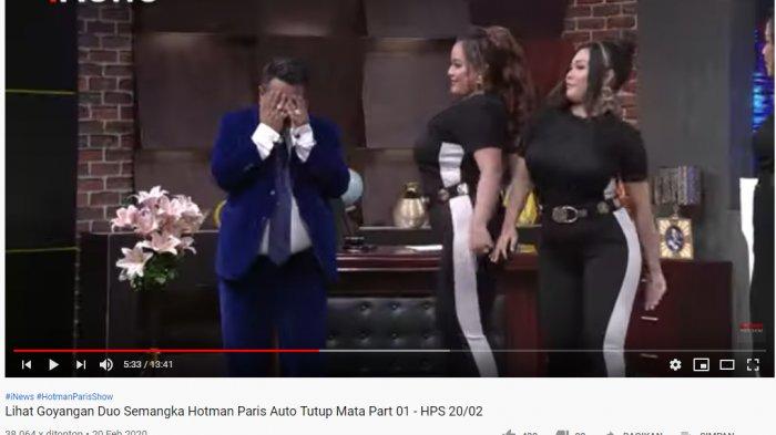 Duo Semangka saat Hadir di program acara Hotman Paris Show.