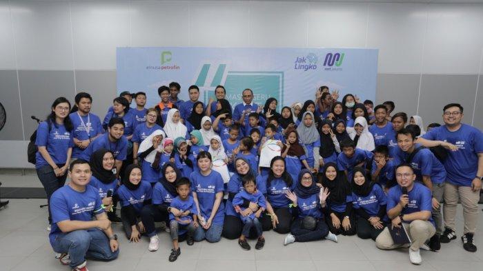 Elnusa Petrofin & MRT Jakarta Berbagi Kebahagiaan dengan Anak Yatim di Tamasya Seru Jakarta