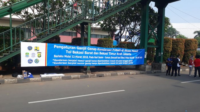 Sopir Bus Belum Pahami Aturan Ganjil Genap Tol Bekasi