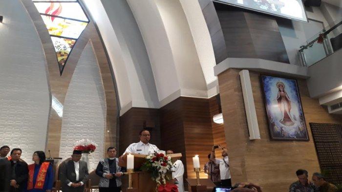 Anies Takjub Melihat Kemegahan Gereja Santo Andreas di Jakarta Utara